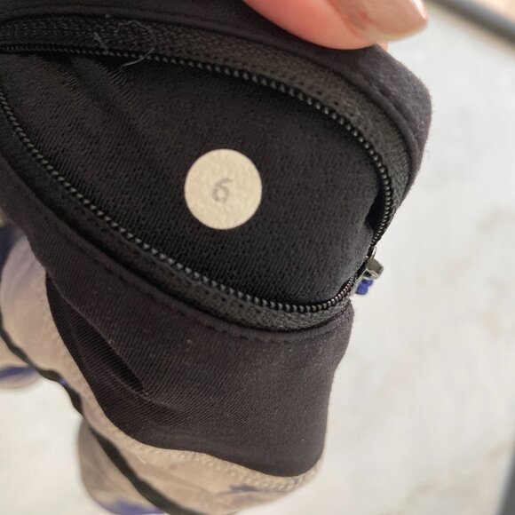 Lululemon Run: Speed Short (Milky Way Multi Print / Black) blue, cream, black - Picture 11 of 11